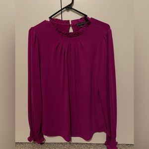 |Long sleeve polyester dress top - worn once|